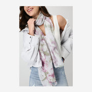 SCARF WITH FLOWERS