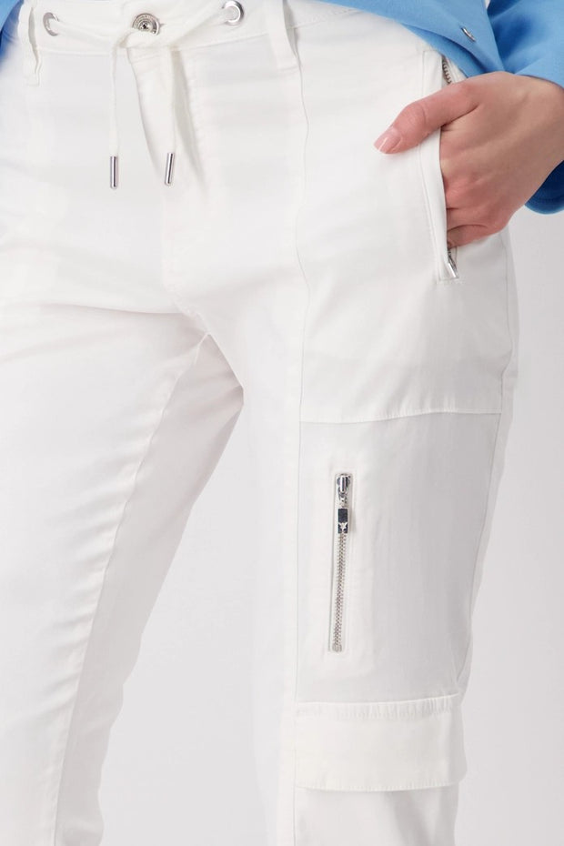 MONARI CARGO TROUSERS 409068 WHITE