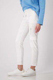 MONARI CARGO TROUSERS 409068 WHITE