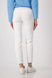 MONARI CARGO TROUSERS 409068 WHITE