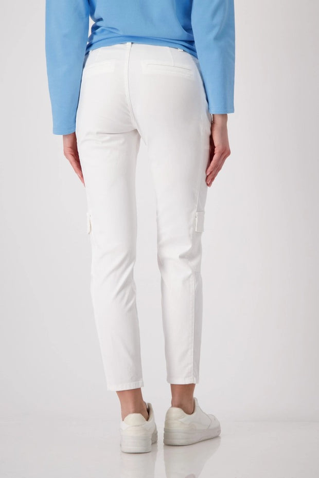 MONARI CARGO TROUSERS 409068 WHITE