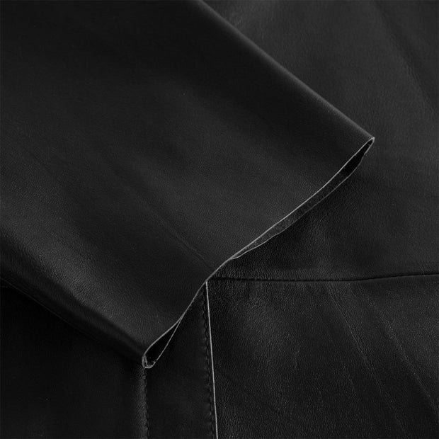 DEPECHE OVERSIZED LEATHER SHIRT/JACKET