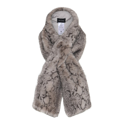 MICHA SCARF 104580 GREY SNAKE