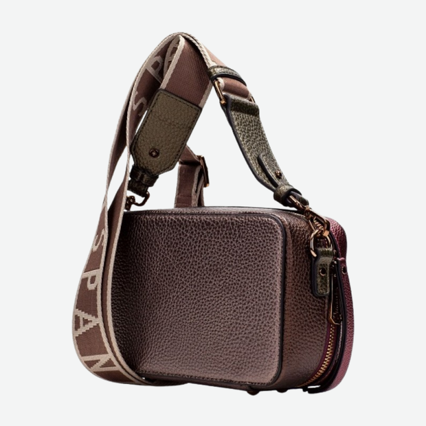 HISPANITAS BOLSOS SHOULDER BAG BI254158 SAMBA/WINE