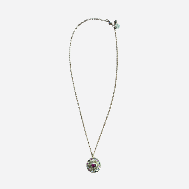 ROSIE FOX PYRITE EYE NECKLACE/ FJN2100
