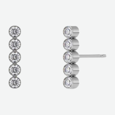 EDBLAD TWIGGY EARRINGS CZ STEEL