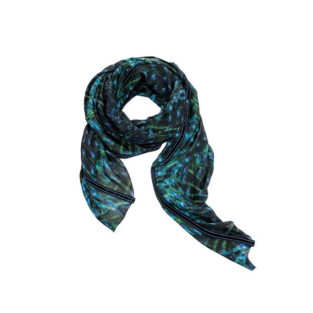 BEATE HEYMANN SCARF 281/PEACOCK