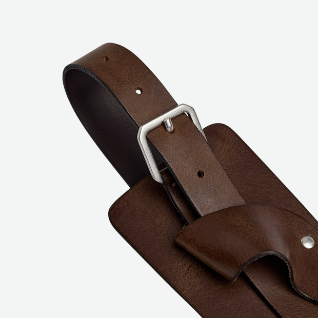 DEPECHE WAIST BELT BROWN 16776