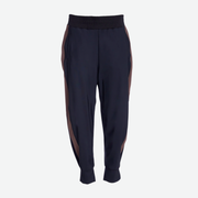 NAYA SLIM LEG CONTRAST PANEL TROUSERS WITH CUFF NAW25120/973