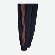 NAYA SLIM LEG CONTRAST PANEL TROUSERS WITH CUFF NAW25120/973