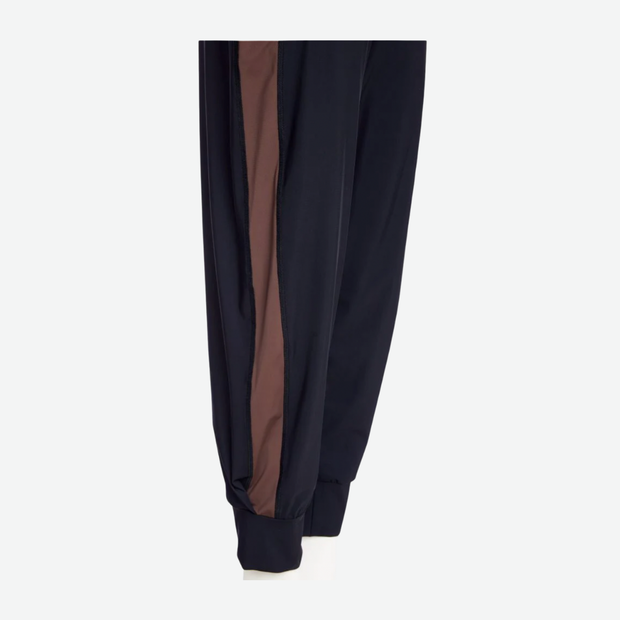 NAYA SLIM LEG CONTRAST PANEL TROUSERS WITH CUFF NAW25120/973