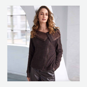 NAYA CARDIGAN IN BROWN NAW25162/73