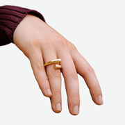 EDBLAD SWEEP RING GOLD