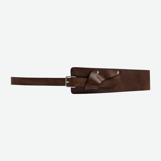 DEPECHE WAIST BELT BROWN 16776