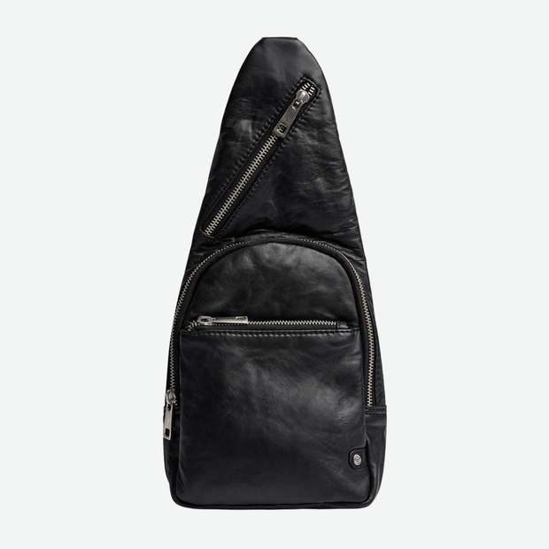 DEPECHE BLACK CROSSBODY BUMBAG 11304 BAG