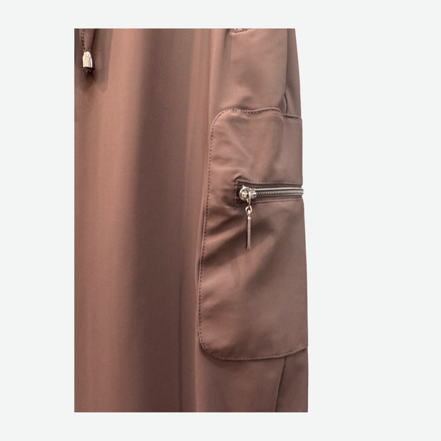 NAYA CUFF DRAWSTRING TROUSER WITH SIDE POCKET & ZIP NAW25102/73