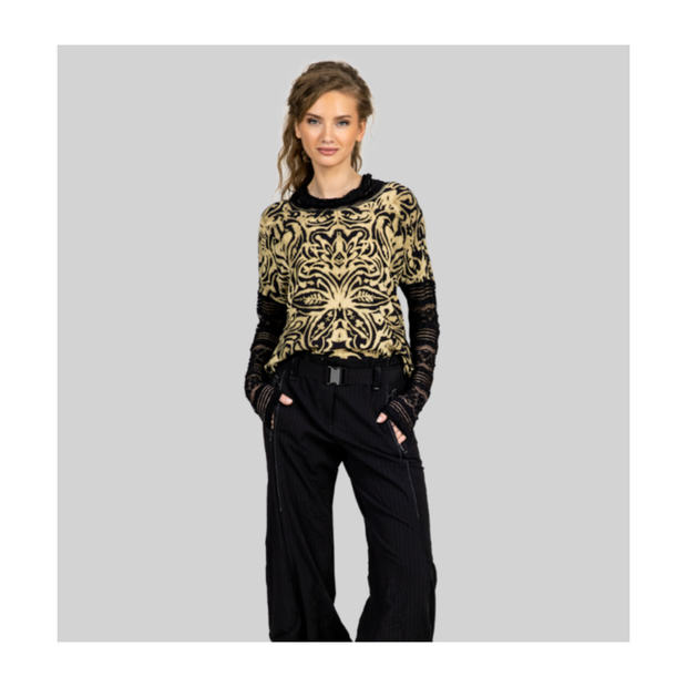 BEATE HEYMANN TOP 209/GLD/BLK