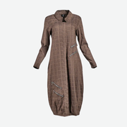 MY SOUL BUBBLE DRESS 5035/BRWN