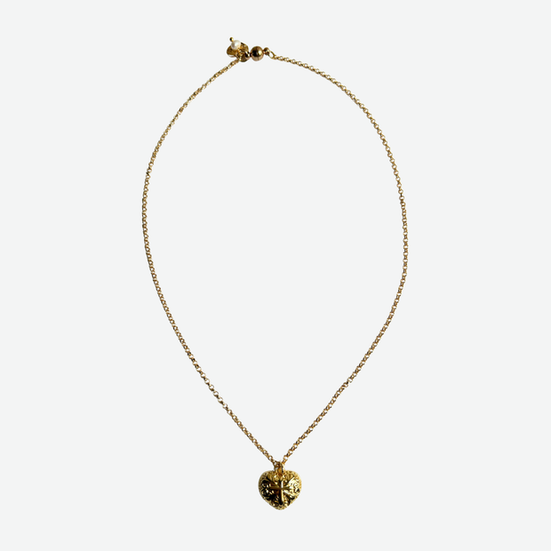 ROSIE FOX GOLD HEART NECKLACE/ FJN2129