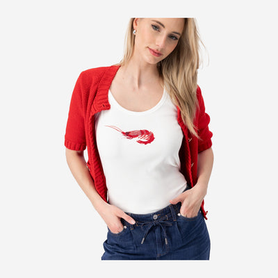 MONARI SHRIMP PRINT TOP 409726
