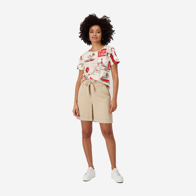 MONARI T-SHIRT WITH POLAROID PRINT 409742
