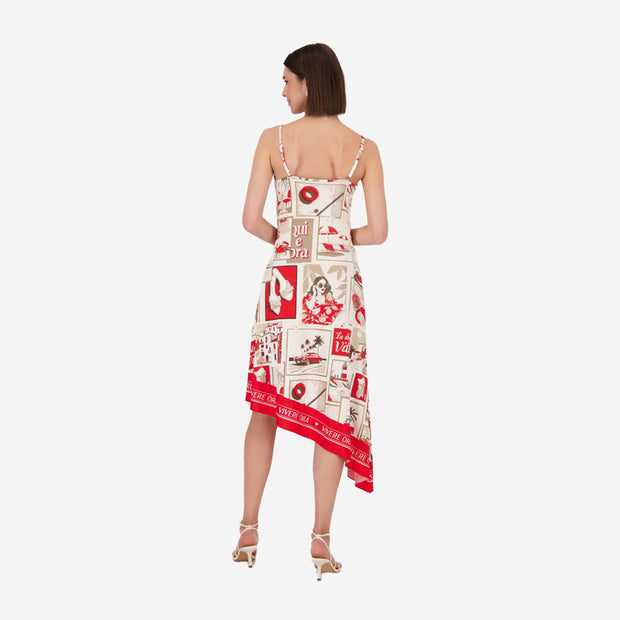 MONARI POLAROID PRINT DRESS 409750