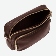 DEPECHE BRANDY/BROWN CROSS BODY BAG 14132