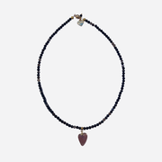 ROSIE FOX QUARTZ HEART AGATE NECKLACE/ FJN2122