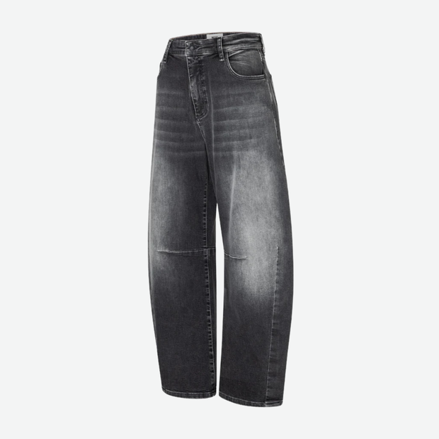 MAC DAKOTA BLACK BARREL JEANS