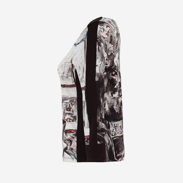 DOLCEZZA TOP 75690/WHT/BLK