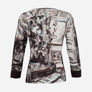 DOLCEZZA TOP 75690/WHT/BLK