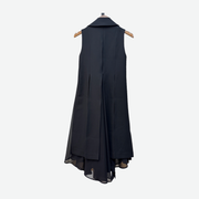 BIZE LONGLINE SLEEVELESS WAISTCOAT BC5068/BLK