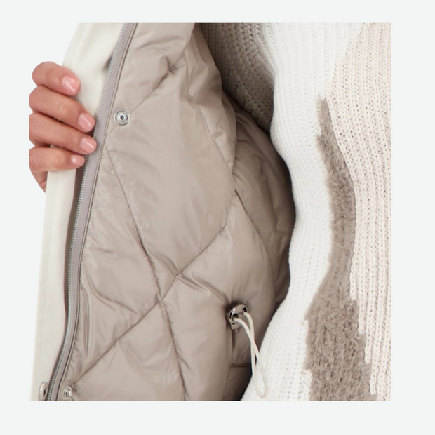 MONARI REVERSIBLE COAT 809165/BEIGE/GRY