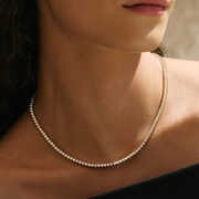 EDBLAD TENNIS NECKLACE GOLD