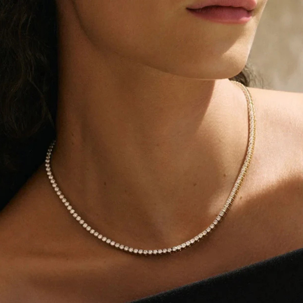 EDBLAD TENNIS NECKLACE GOLD