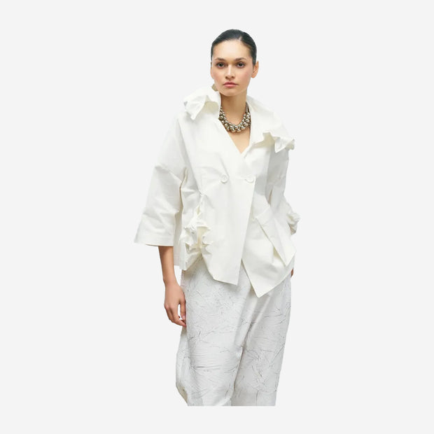 BIZE WHITE STATEMENT JACKET BC5029