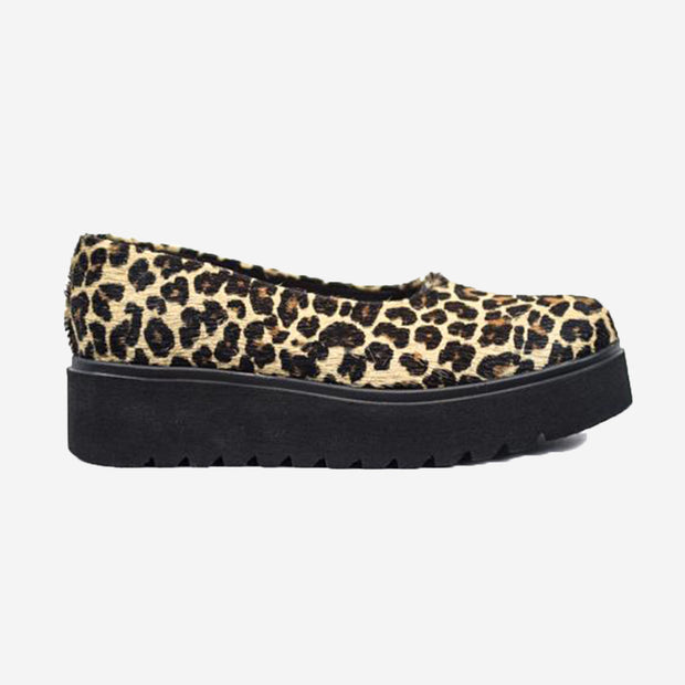 LOFINA CAVALLINO LEOPARD WEDGE/ I-827