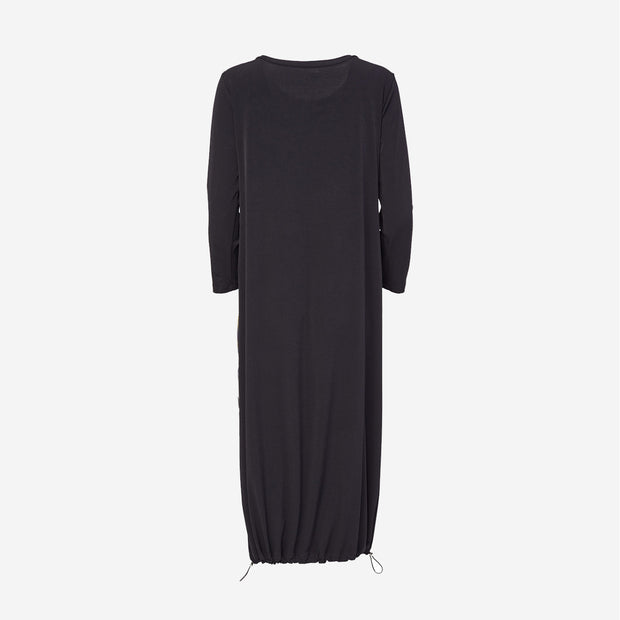 JERSEY DRESS WITH MESH PRINT IN FRONT