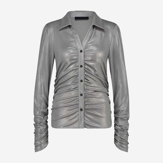 LUISA BLOUSE SILVER