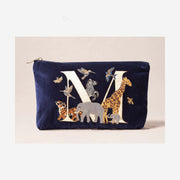 ALPHABET NAVY EVERYDAY POUCH M