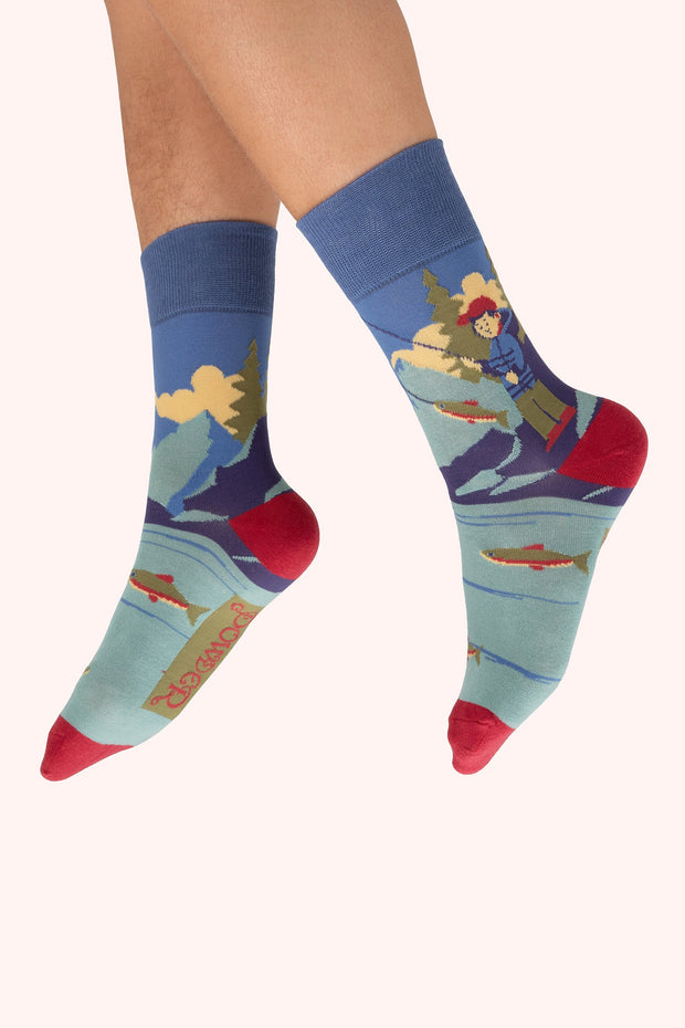 POWDER FISHERMAN MENS SOCKS