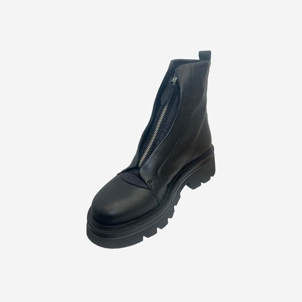 KUNI ZIP DENVER BLACK BOOTS