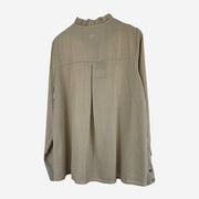 RUFFLED LYOCELL SHIRT