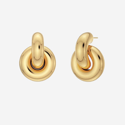 EDBLAD REDONDO EARRINGS STUDS L GOLD