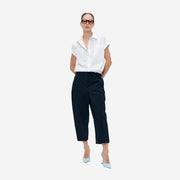 JANE LUSHKA WHITE RENATE POPLIN TOP SMC725255