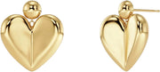 EDBLAD TRUE LOVE EARRINGS GOLD STUDS