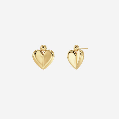 EDBLAD TRUE LOVE EARRINGS GOLD STUDS