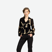 BEATE HEYMANN BLOUSE 227/BLK/GLD