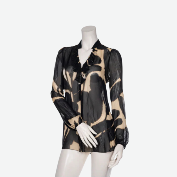 BEATE HEYMANN BLOUSE 227/BLK/GLD