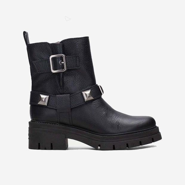 BIKER STYLE ANKLE BOOT